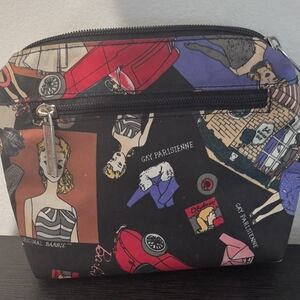 barbie For Nicole Miller Retro Print Cosmetic Bag - Multicolor